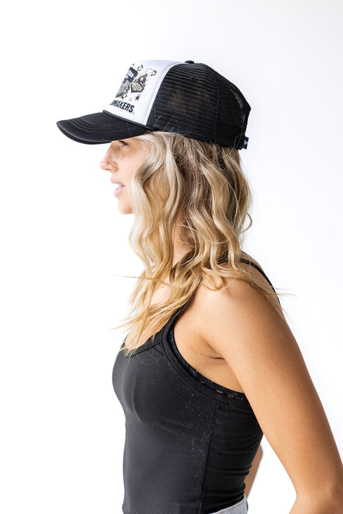 Purdue Layer Patch Foam Trucker Hat
